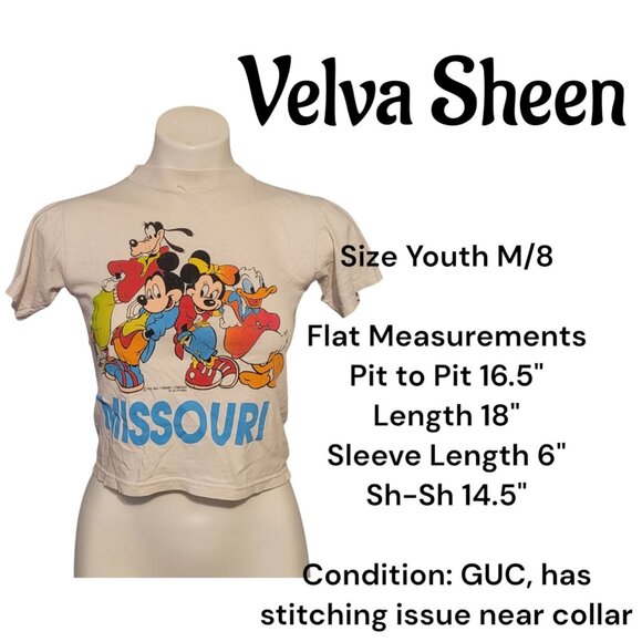 Missouri Disney shirt Youth Medium Mickey Mouse Donald Goofy Minnie Disney World - Picture 2 of 8